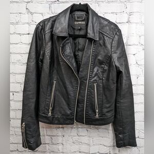 Express biker (faux) leather jacket